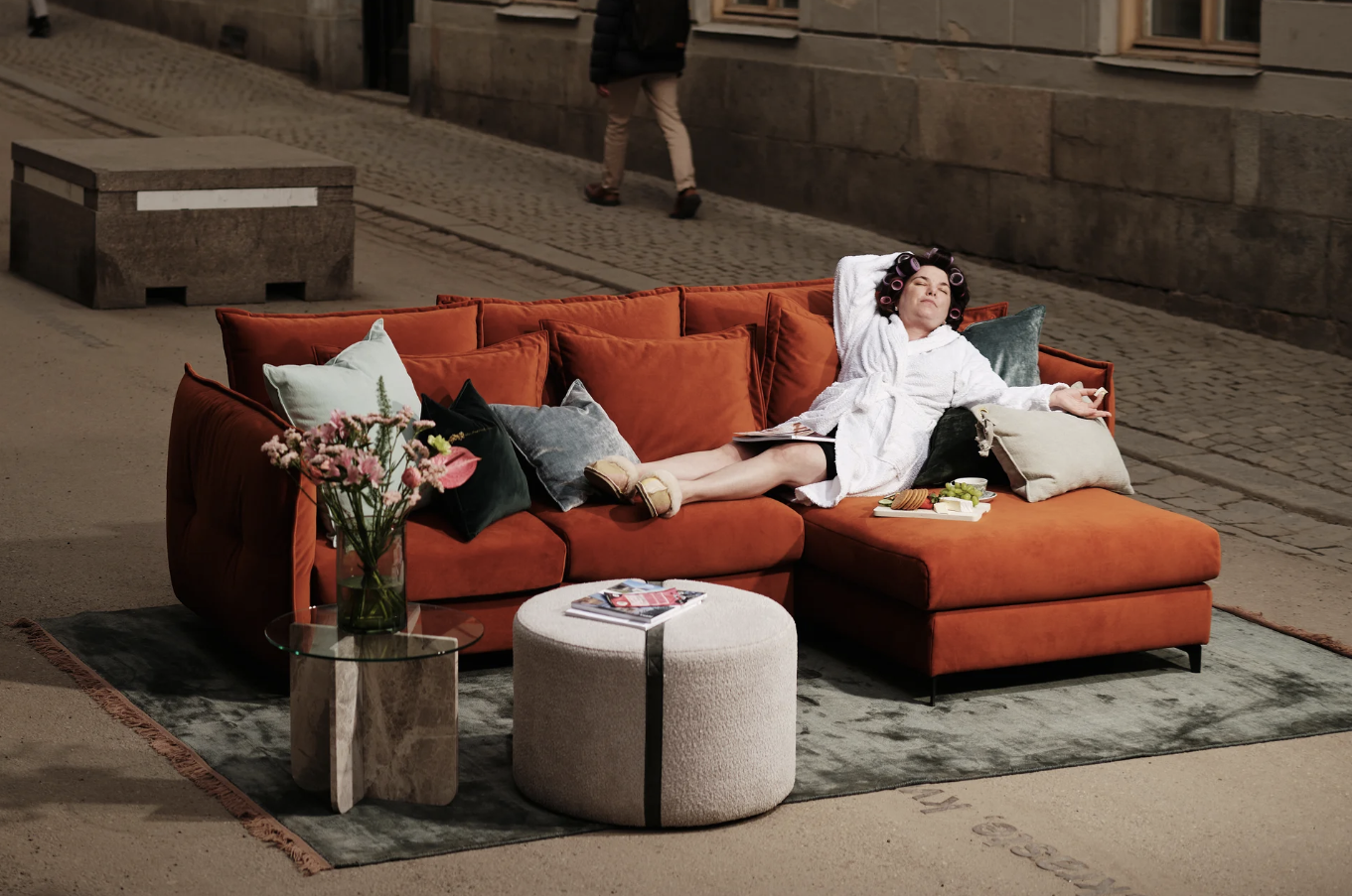 Foto der Couch bei Anton